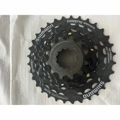 Cassette Shimano 7 Cassette Shimano -Autres pièces Soldes cassette shimano cs hg200 7 vitesses 12 32t neuve 3